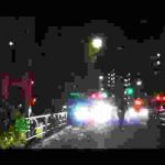 横断中の歩行者が❗️発生直後からの緊迫した場面の一部始終❗️パトカー救急消防が緊急走行で臨場❗️辺りは騒然❗️