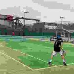 (ジュニアテニス)大学生とマッチ練習動画です。2019全国大会3大会連続決勝戦に進出した(全国選抜ジュニア・全国小学生テニス選手権・全日本ジュニア)選手が日々行っている練習動画です。